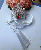 Chinese Traditional Men's Jewelry Headdress Hanfu Men&Women Hairwear Cos Prop