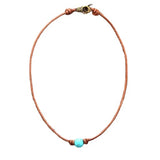 Semi Precious Stone Short Necklace Women Statement Necklaces