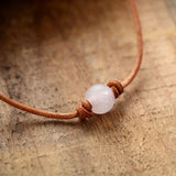 Semi Precious Stone Short Necklace Women Statement Necklaces