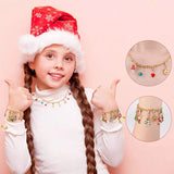 Christmas Advent Calendar DIY Pendant Charms Bracelets 24 Days Countdown