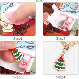 Christmas Advent Calendar DIY Pendant Charms Bracelets 24 Days Countdown