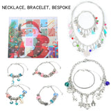 Christmas Beaded Bracelets Gift Set Calendar DIY Jewelry