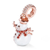 Christmas Candy Cookies Socks Snowman Bracelet Charm DIY Jewelry