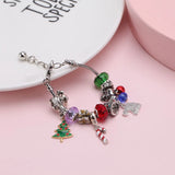 Christmas Countdown Calendar Jewelry Kit DIY Ornaments Beads Bracelet Necklace