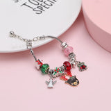 Christmas Countdown Calendar Jewelry Kit DIY Ornaments Beads Bracelet Necklace