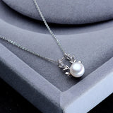 Christmas Deer 8-9mm Pearl Pendant Jewelry Party Gift 10pcs/lot