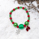 Christmas Elk Snowman Bracelet Women's Ornament