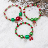 Christmas Elk Snowman Bracelet Women's Ornament