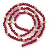 Christmas Wooden Hanging Beads Round Beads Creative Wooden Beads String