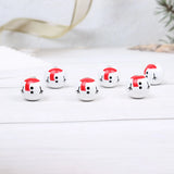 Christmas Snowman Wood Beads Decoration Crafts Kids Toys