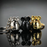 Chunky Rat Mouse Keychain Trinket Animal Key Chain Holder