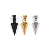Classic Arrow Pendant Necklace Men Stainless Steel Rope Chain Necklace