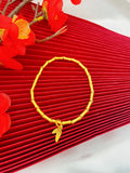 Classic 24k Gold Bamboo Bracelet for Women