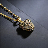 Animal Leopard Pendant Chain Necklace Gift