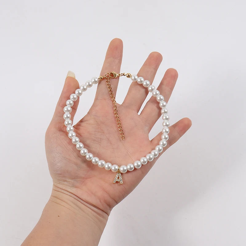 Classic Pearl Bead Anklet for Women Jewelry Gift