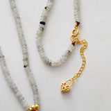 Natural Stones Red Heart Pendant Necklace Women Choker Collar Jewelry