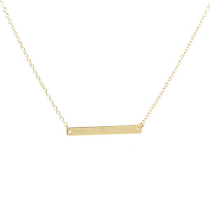 Classic Bar Necklace Jewelry Bar Pendant Necklace For Women