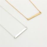 Classic Bar Necklace Jewelry Bar Pendant Necklace For Women