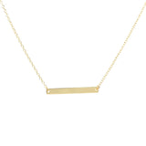 Classic Bar Necklace Jewelry Bar Pendant Necklace For Women
