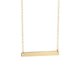 Classic Bar Necklace Jewelry Bar Pendant Necklace For Women