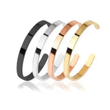 Classic Open Adjustable Stainless Steel Bracelet