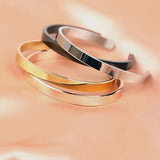 Classic Open Adjustable Stainless Steel Bracelet