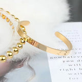Classic Open Adjustable Stainless Steel Bracelet