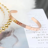 Classic Open Adjustable Stainless Steel Bracelet