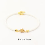 Stainless Steel Star Bracelet Colorful Charm Jewelry