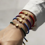 Stainless Steel Star Bracelet Colorful Charm Jewelry
