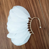 Feather Ear Hook Earrings for Women Without Piercing