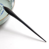 Ebony Hairpin Wood Chinese Hair Sticks Women Hair Forks Hair Clip Holder