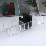 Clear Acrylic 8 Grids Makeup Organizer Lipstick Storage Jewelry Box