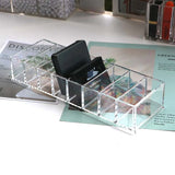 Clear Acrylic 8 Grids Makeup Organizer Lipstick Storage Jewelry Box
