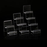 Clear Acrylic 4 Layers Phone Holder Mobile Phone Rack Wallet Stand
