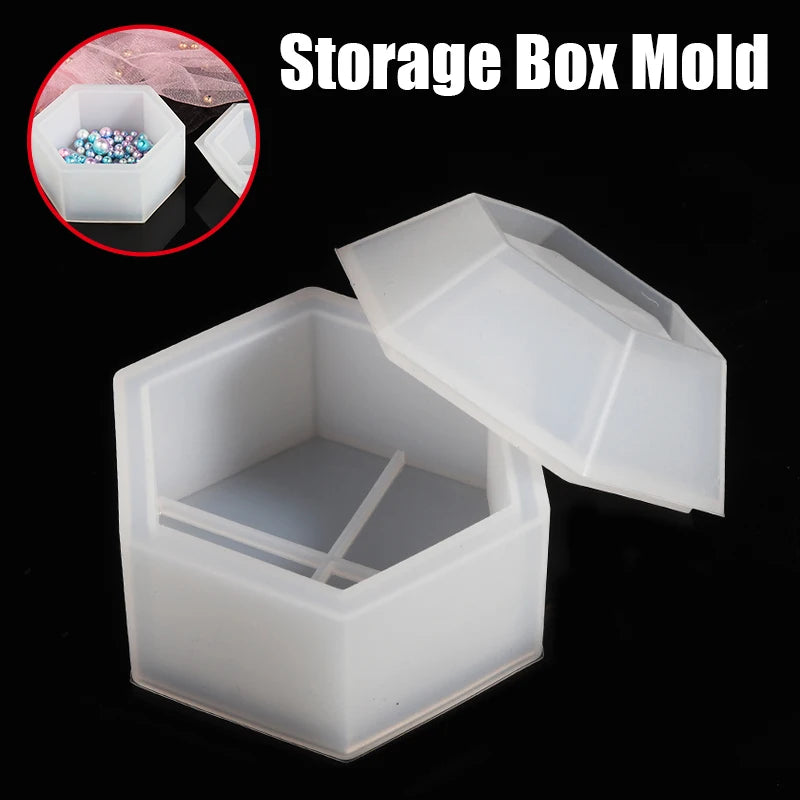 DIY Silicone Bead Storage Box Mold for Jewelry Making