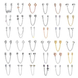 925 Silver Clip Beads Safety Chain Bracelet Accessory