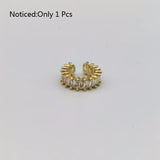 Clip Earrings CZ No Piercing Women Men Girl Jewelry Christmas