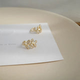 Leaf Ear Clip Cuff Grunge Earrings for Men Women
