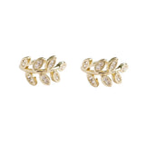 Leaf Ear Clip Cuff Grunge Earrings for Men Women
