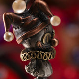 Clown Doll Pendant Retro Silver Necklace Men's Women's Jewelry