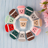 Coffee Cup Silicone Beads Teether DIY Jewelry Making Food Baby Toys
