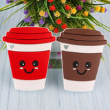 Coffee Cup Silicone Beads Teether DIY Jewelry Making Food Baby Toys