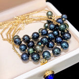Peacock Green Pearl Bracelet 18K Adjustable Girlfriend Bracelet