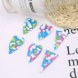 Colorful Acetic Acid Acrylic Charms for DIY Jewelry 20pcs