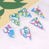 Colorful Acetic Acid Acrylic Charms for DIY Jewelry 20pcs
