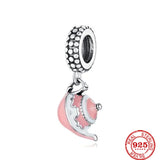 Colorful Balloons Hearts Stars Dangle Charm Silver 925 Bracelet Jewelry
