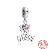 Colorful Balloons Hearts Stars Dangle Charm Silver 925 Bracelet Jewelry