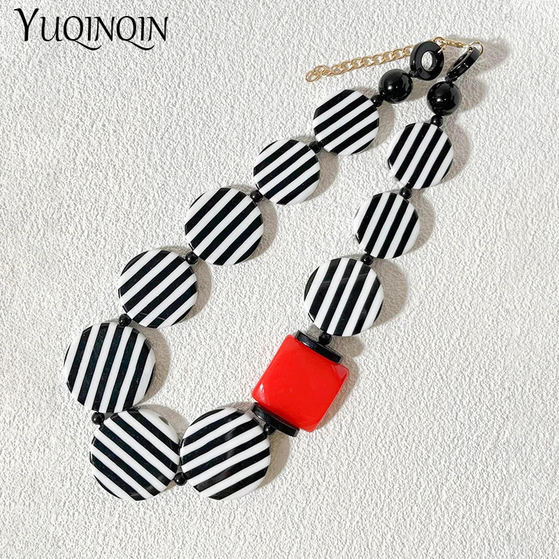 Boho Beaded Choker Necklace for Women