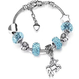 Colorful Animal Pendant Bracelet for Girls - Cartoon Style Children's Bracelet